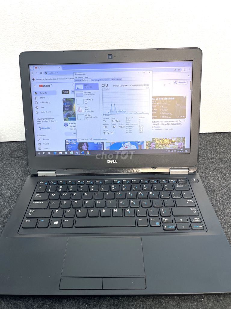 Dell Latitude E5270 i5-6th 8GB DDR4/120GB/pin 3H. Mua bán Laptop tại Thành phố Thủ Đức Tp Hồ Chí Minh được đăng bởi Ánh Ngọc hình 1