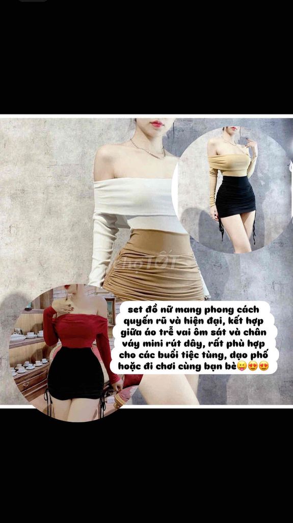 Set đồ nữ Quyến rũ. Mua bán Quần áo tại Huyện Vĩnh Cửu Đồng Nai được đăng bởi Quỳnh Rin  hình 1