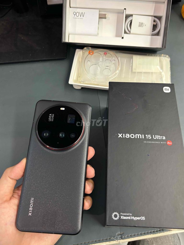 Xiaomi 15 Ultra 256GB Đen, ngoại hình 98%.. Mua bán Điện thoại tại Thành phố Mỹ Tho Tiền Giang được đăng bởi Phước Lộc Mobile Mỹ Tho hình 1