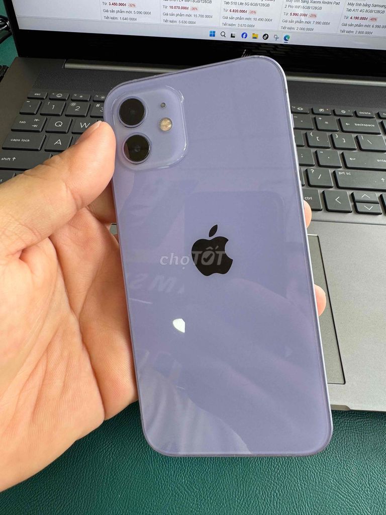 Apple iPhone 12 64GB Tím. Mua bán Điện thoại tại Thành phố Quảng Ngãi Quảng Ngãi được đăng bởi Hùng Thịnh hình 1