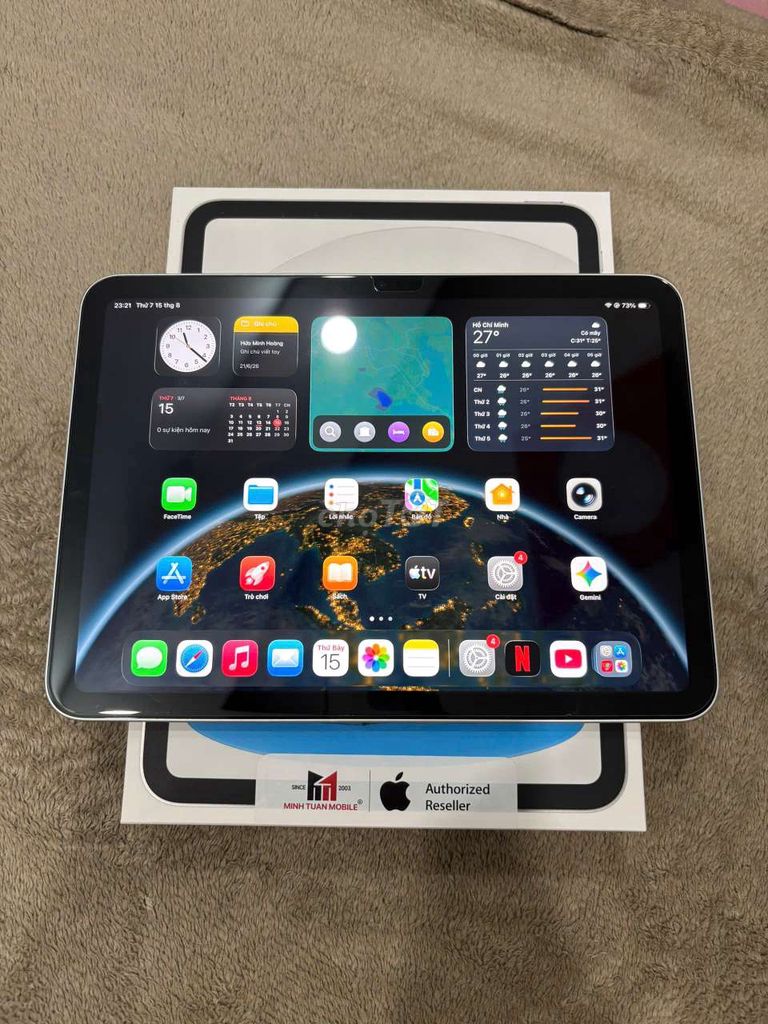 Apple iPad Gen 11 Wifi 128GB Bạc Zin A-Z. Mua bán Máy tính bảng tại Thành phố Thủ Đức Tp Hồ Chí Minh được đăng bởi MINH je hình 1