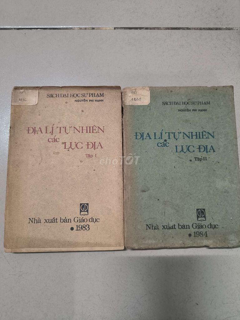 Sách địa lý tự nhiên các lục địa 1984