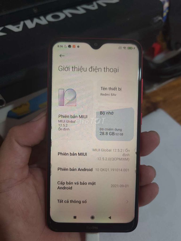 Xiaomi Redmi 8A 32GB Đỏ. Mua bán Điện thoại tại Thành phố Phan Thiết Bình Thuận được đăng bởi Minh hình 1