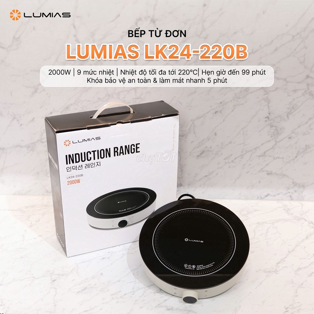 Bếp từ đơn Lumias LK24-220B. Mua bán Bếp, lò, đồ điện nhà bếp tại Quận Long Biên Hà Nội được đăng bởi GigaVN hình 1