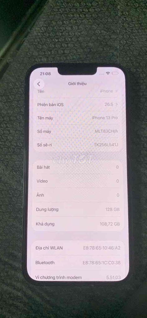 Apple iPhone 13 Pro 128GB Xanh. Mua bán Điện thoại tại Quận Gò Vấp Tp Hồ Chí Minh được đăng bởi Đăng  hình 1