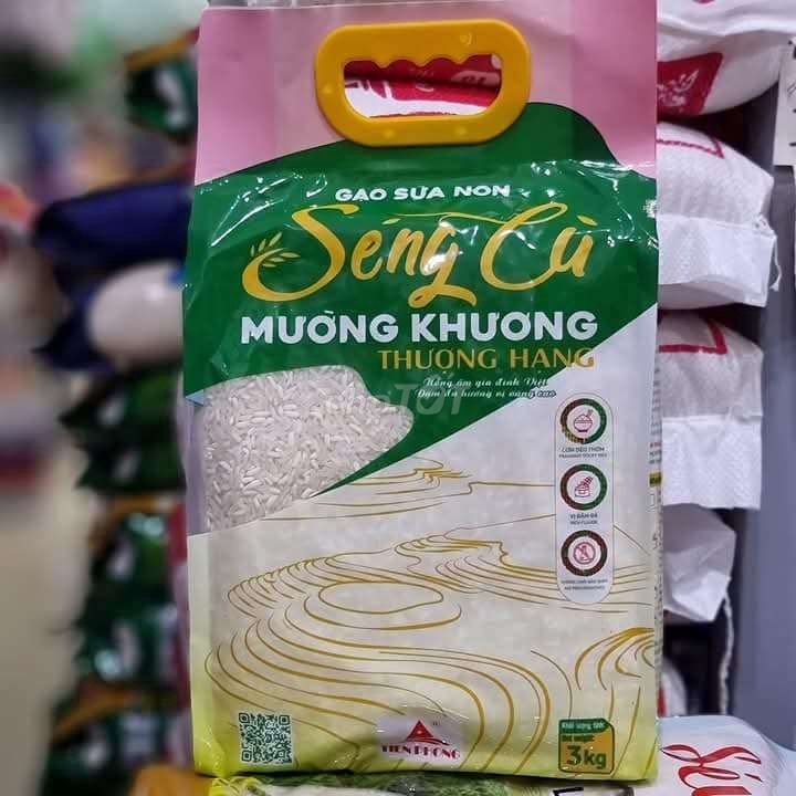 Gạo sữa non Séng Cù Mường Khương - túi 3kg