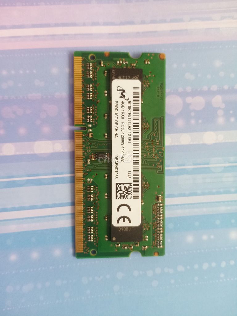 RAM Micron 4gb PC3L bus 16000 - like new 99%