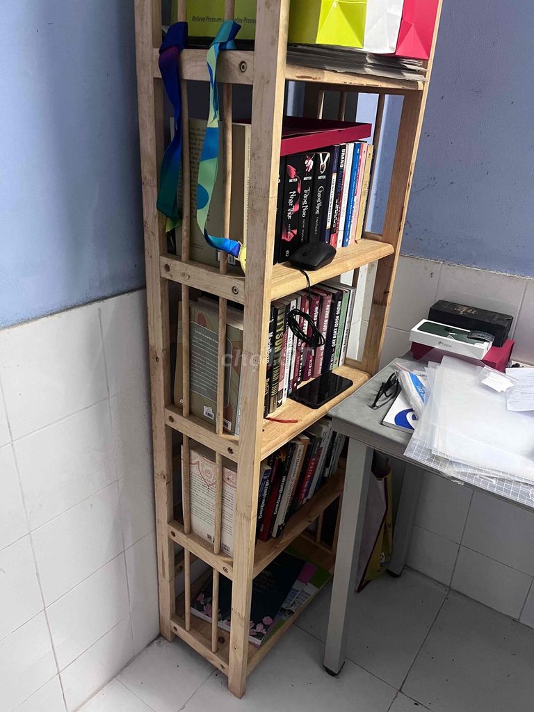 Kệ sách 5 tầng 1m6