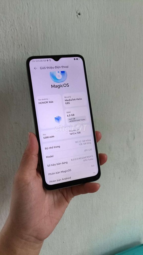 Honor X6b 128GB Xanh 99% BH 8 tháng mới 99%. Mua bán Điện thoại tại Quận Hải Châu Đà Nẵng được đăng bởi phong hình 1