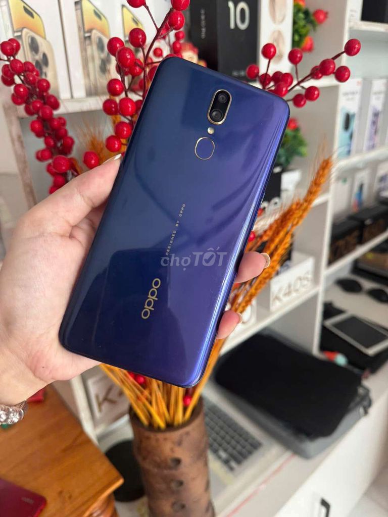 Oppo F11 128GB Xanh. Mua bán Điện thoại tại Thành phố Sóc Trăng Sóc Trăng được đăng bởi Long hình 1