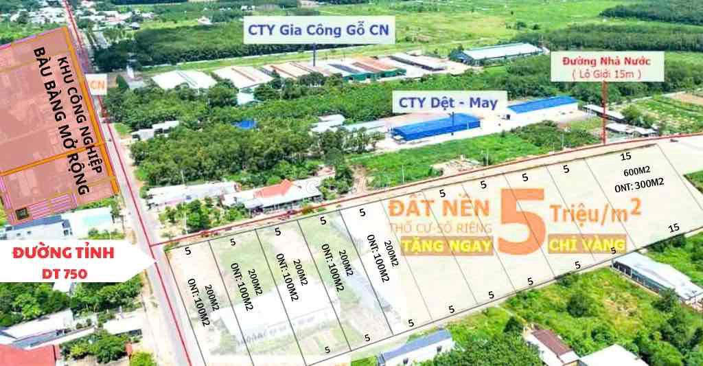 GẦN 200M2 NGAY CHỢ TRỪ VĂN THỐ BÁN GẤP