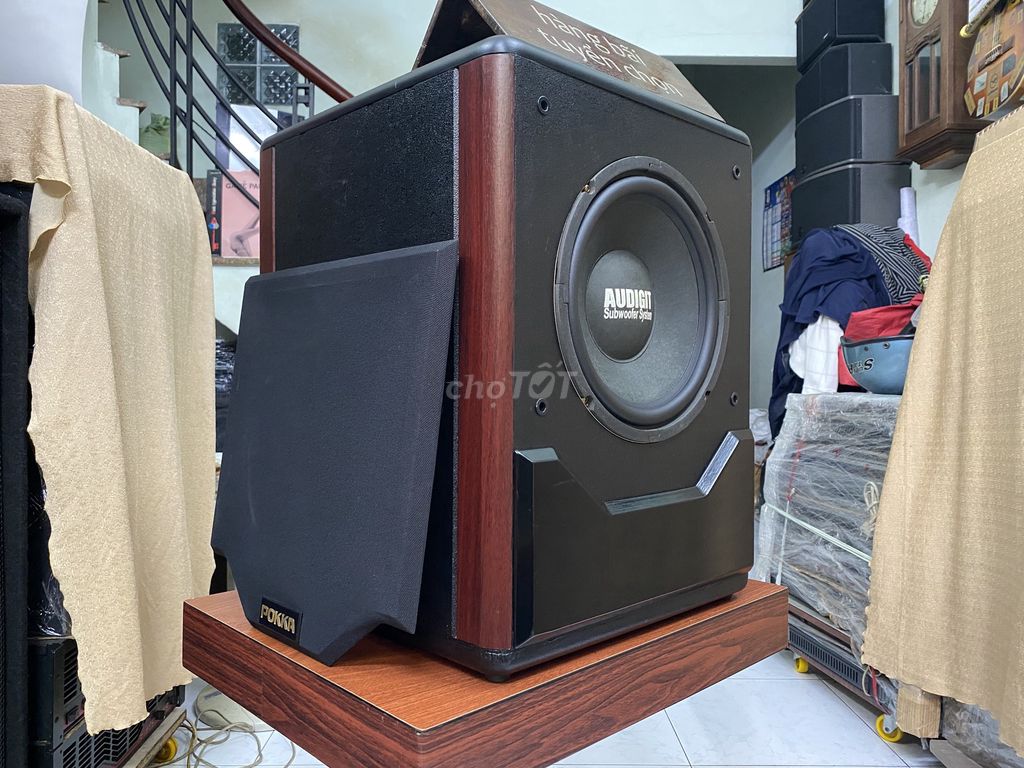 Sub điện POKKA Designed in Japan bass 25cm . Mua bán Tivi, Âm thanh tại Quận Tân Bình Tp Hồ Chí Minh được đăng bởi nhut audio hình 1