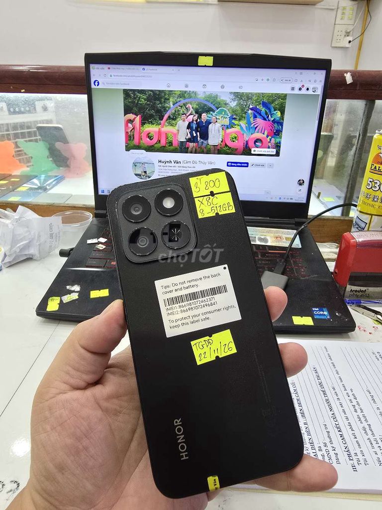 Honor X8C 8GB 512GB Đen. Mua bán Điện thoại tại Thành phố Long Xuyên An Giang được đăng bởi Facebook Cầm Đồ Thúy Vân hình 1
