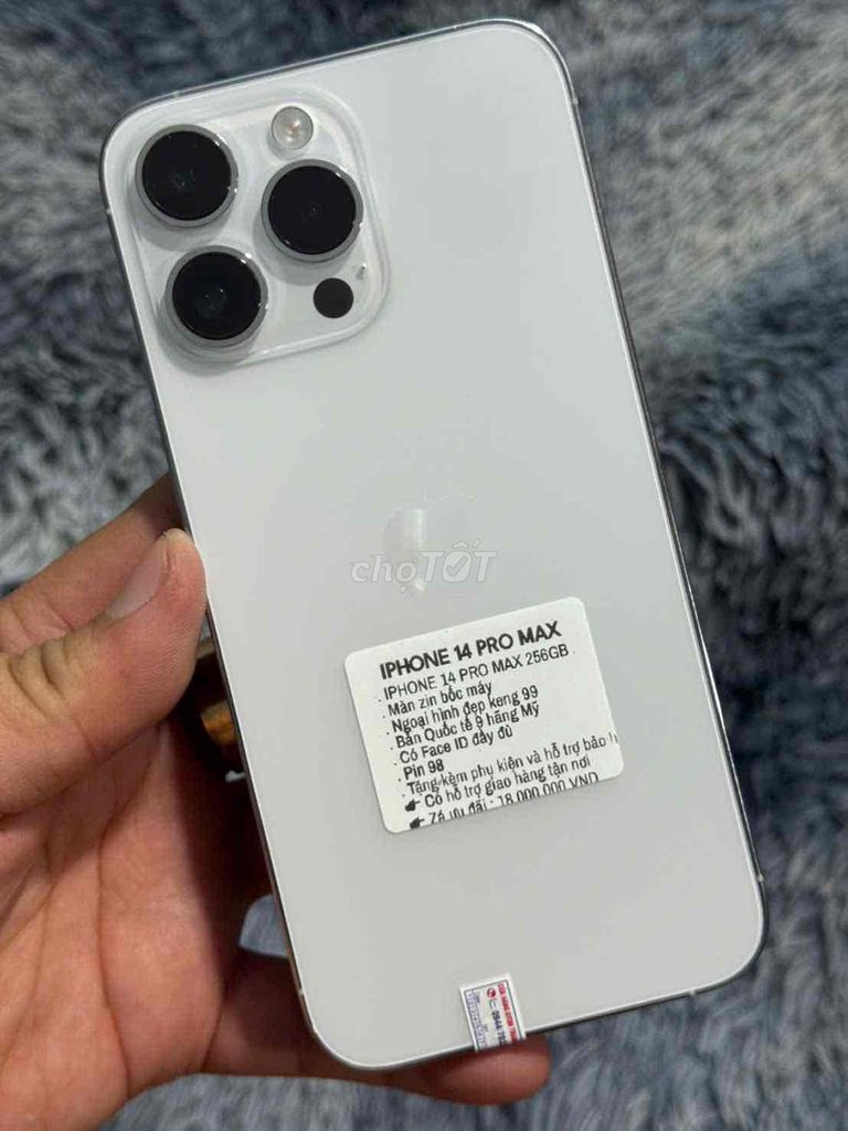 IPHONE 14 PRO MAX 256GB màn zin đẹp leng keng. Mua bán Điện thoại tại Huyện Trảng Bom Đồng Nai được đăng bởi Hồ Trung Hiếu hình 1