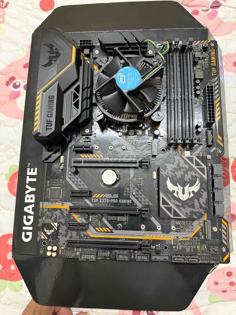 Mainboard Asus TUF Z370-PRO GAMING G5420 Đen. Mua bán Linh kiện (RAM, Card...) tại Huyện Đan Phượng Hà Nội được đăng bởi Đức hình 1
