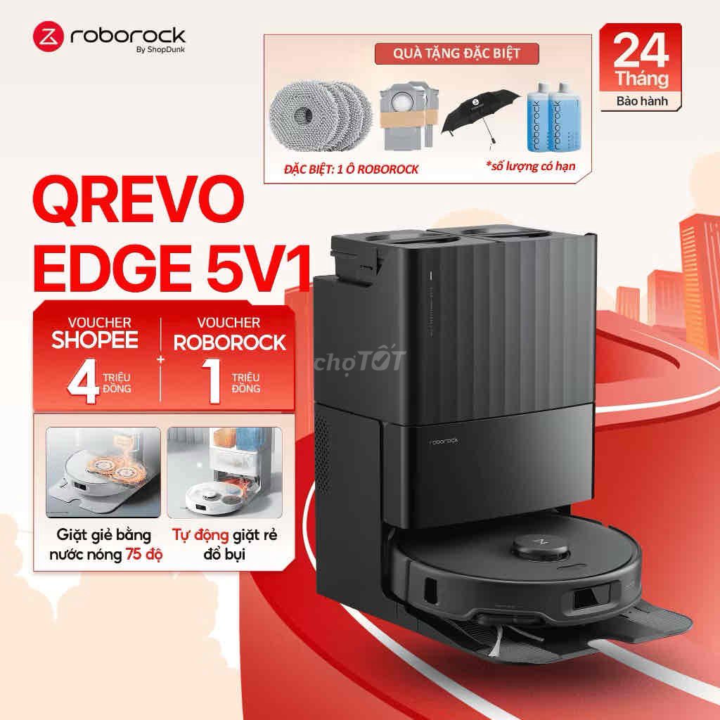 Robot hút bụi Roborock Qrevo Edge 5V1 Đen. Mua bán Nội thất, đồ gia dụng khác tại Quận Gò Vấp Tp Hồ Chí Minh được đăng bởi Võ Sơn hình 1