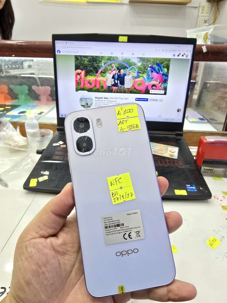 Oppo A6T 4GB 128GB Tím nhạt. Mua bán Điện thoại tại Thành phố Long Xuyên An Giang được đăng bởi Facebook Cầm Đồ Thúy Vân hình 1