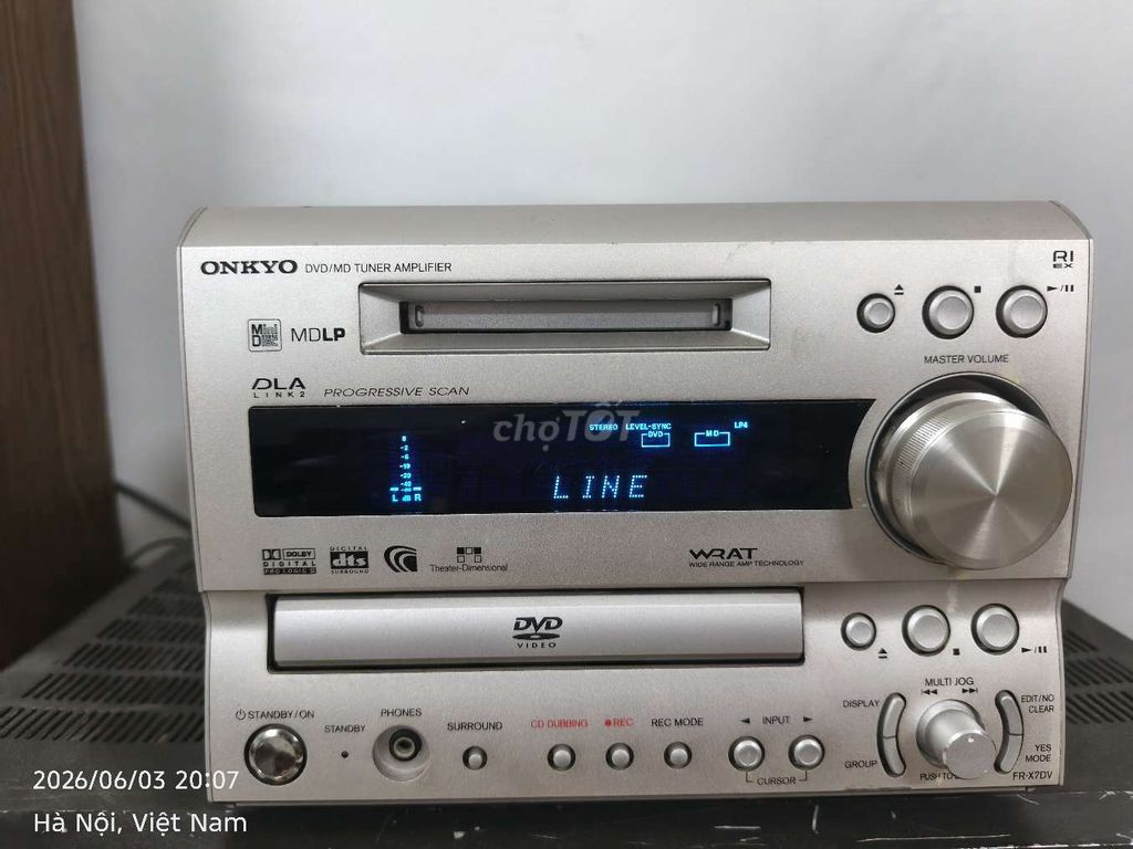 Dàn âm thanh Onkyo FR-X7DV Bạc. Mua bán Tivi, Âm thanh tại Huyện Hoài Đức Hà Nội được đăng bởi Nguyễn Anh Tú hình 1