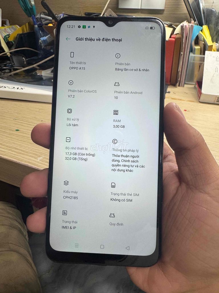 Cần pass Oppo A15. Mua bán Điện thoại tại Quận 8 Tp Hồ Chí Minh được đăng bởi Tio hình 1