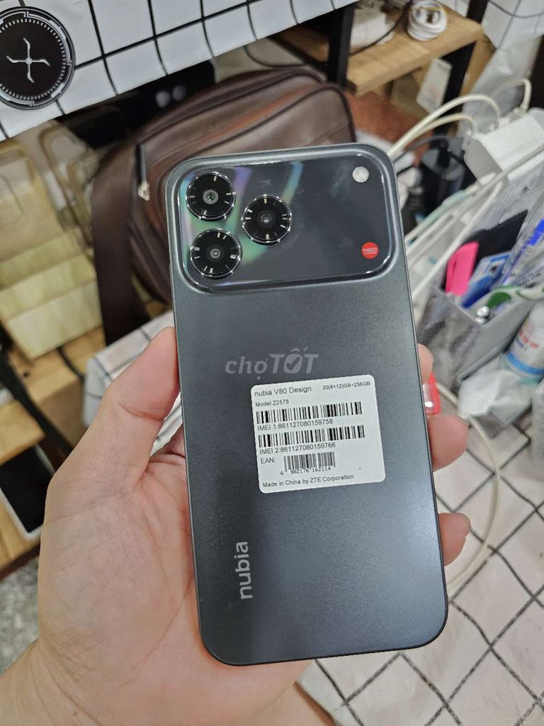 Nubia V80 Design 8G/256G 120hz ZIN 99% BH T4/2027. Mua bán Điện thoại tại Quận Tân Phú Tp Hồ Chí Minh được đăng bởi Ngô Minh Mobile  hình 1