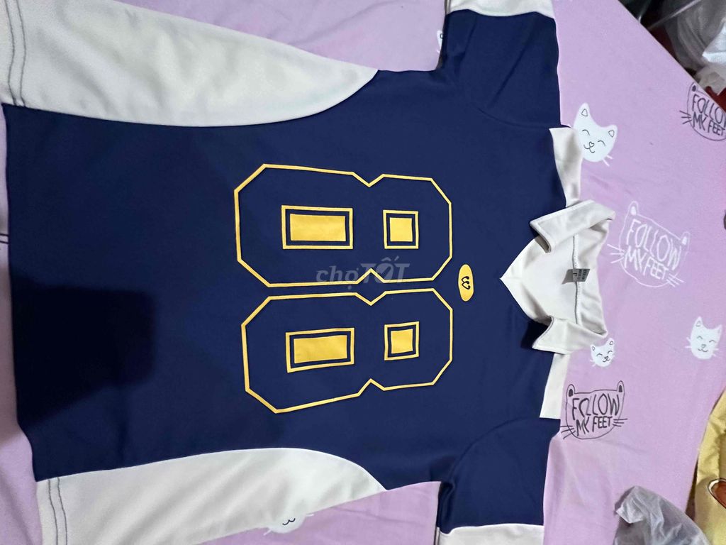 Áo thun unisex vải thoáng mát Xanh Trắng. Mua bán Quần áo tại Quận Tân Bình Tp Hồ Chí Minh được đăng bởi Minh anh hình 1
