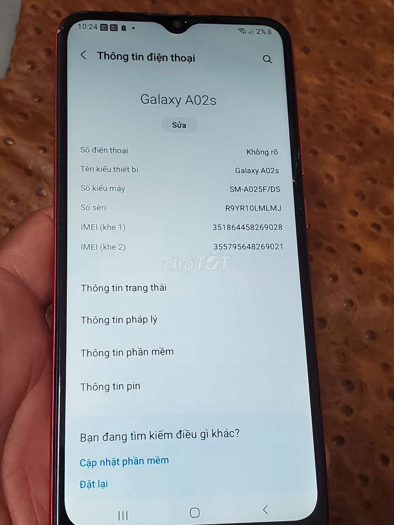 Samsung Galaxy A02S. Mua bán Điện thoại tại Quận Tân Bình Tp Hồ Chí Minh được đăng bởi Quang hình 2