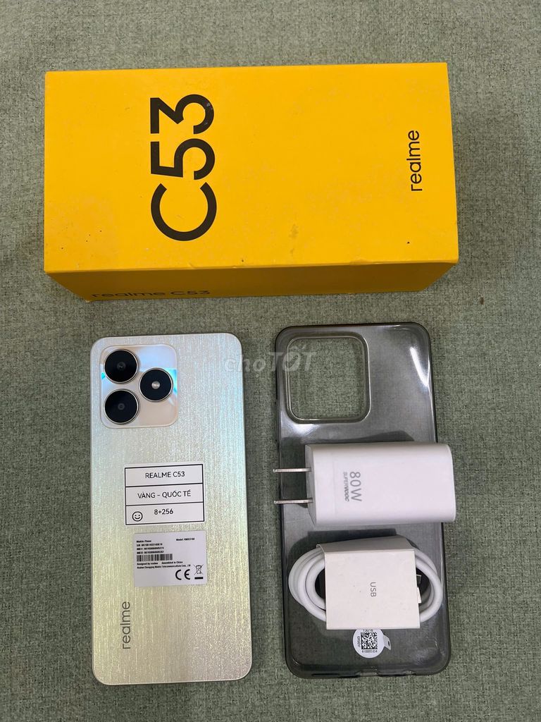 Realme C53 Fulbx 8/256 chính hãng BHdài TRẢGÓP-COD