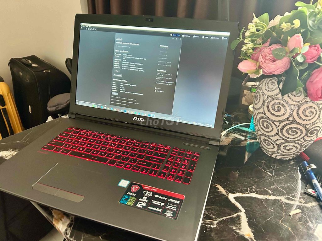 Bán laptop MSI GV72RD 17.3 inch nhà dùng kỹ đẹp. Mua bán Laptop tại Quận 7 Tp Hồ Chí Minh được đăng bởi Hương hình 1