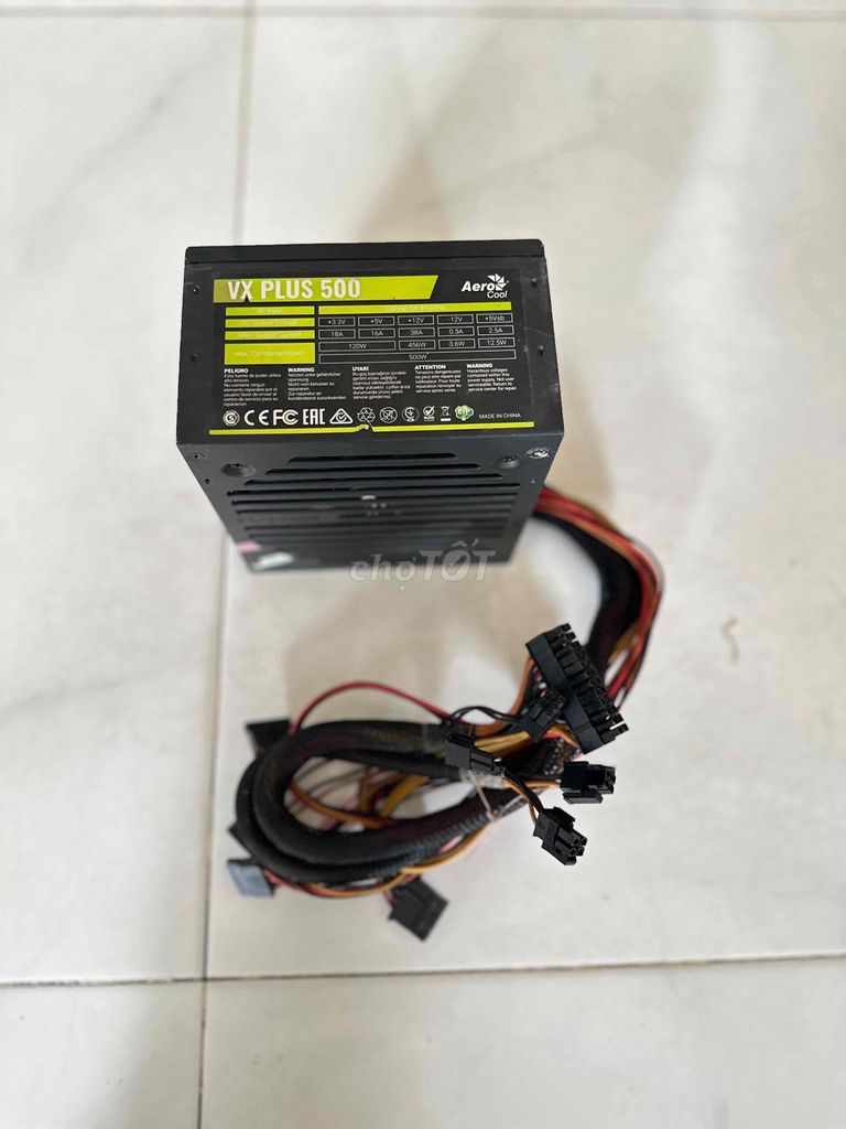 Nguồn máy tính VX Plus 500w Aero cool. Mua bán Linh kiện (RAM, Card...) tại Huyện Phú Tân An Giang được đăng bởi Tên chưa cung cấp hình 1
