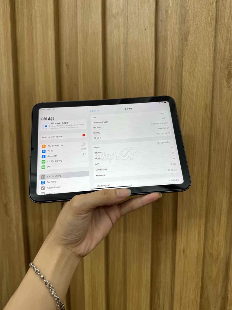 iPad Mini 6 256GB. Mua bán Máy tính bảng tại Quận Đống Đa Hà Nội được đăng bởi Phương  Lan HN Mobile hình 1