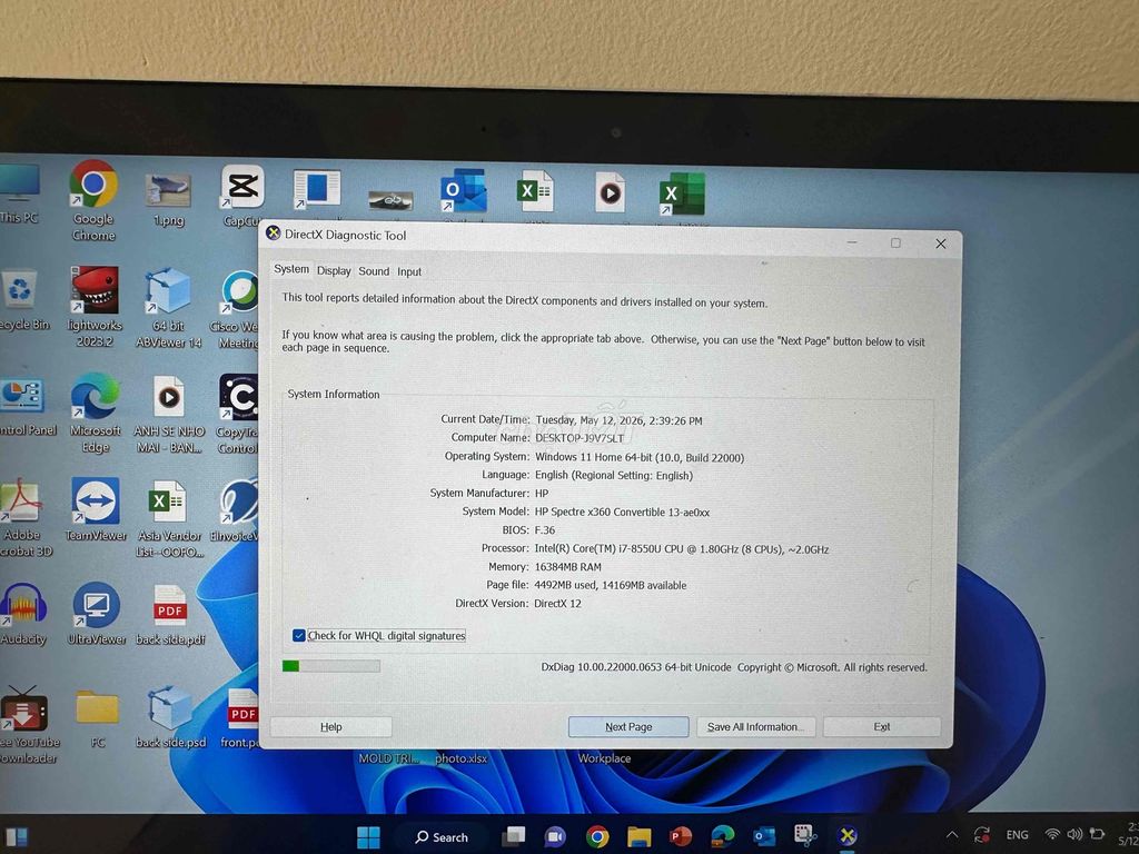 HP Spectre x360 i7 8850U 16GB/480GB. Mua bán Laptop tại Thành phố Biên Hòa Đồng Nai được đăng bởi Long Hưng hình 1