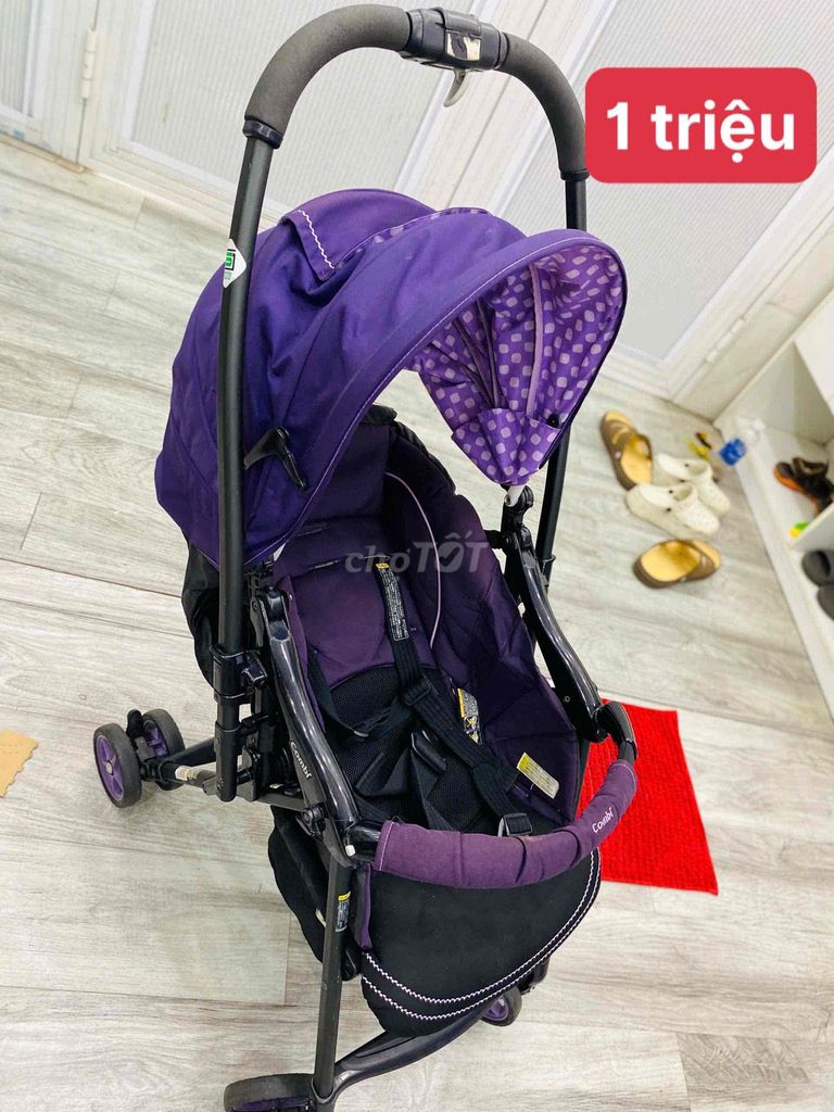 Xe đẩy Combi WL CA-400 Tím Nhật. Mua bán Mẹ và bé tại Quận Thanh Khê Đà Nẵng được đăng bởi Ms Mai hình 1