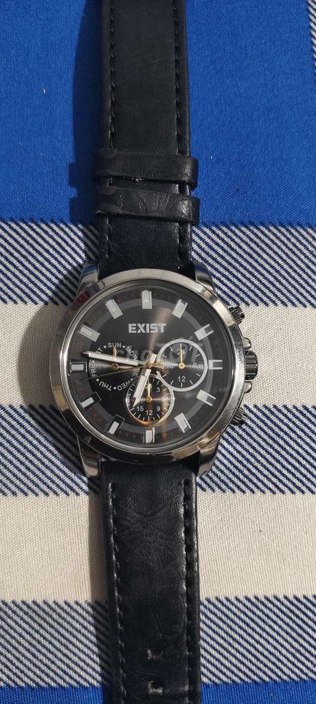 Đồng hồ J-AXIS EX-D04 dây da đen. Mua bán Đồng hồ tại Huyện Kiên Lương Kiên Giang được đăng bởi Đồng Hồ 2Hand  hình 1