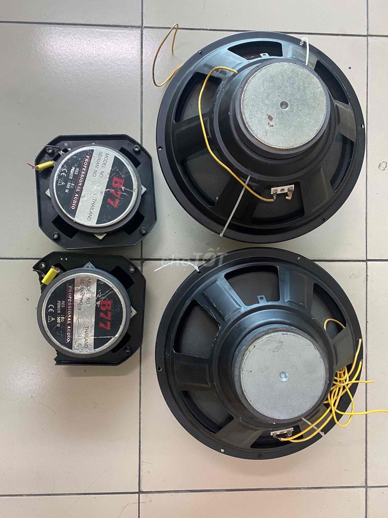 Bán 4 loa bass 30 + 2 chép lựu đạn. Mua bán Tivi, Âm thanh tại Thành phố Bến Tre Bến Tre được đăng bởi Đại Bổ Hoàn Vạn Danh Đường hình 1