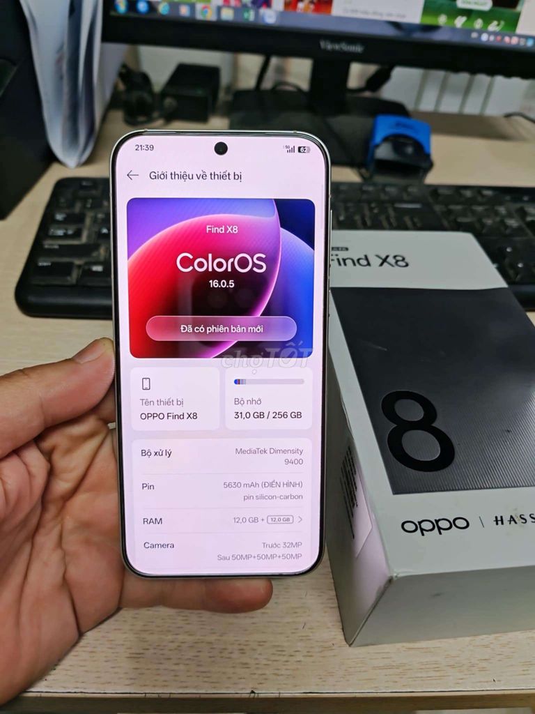 Oppo Find X8 256GB Bạc. Mua bán Điện thoại tại Quận Hai Bà Trưng Hà Nội được đăng bởi Quốc Bảo hình 1