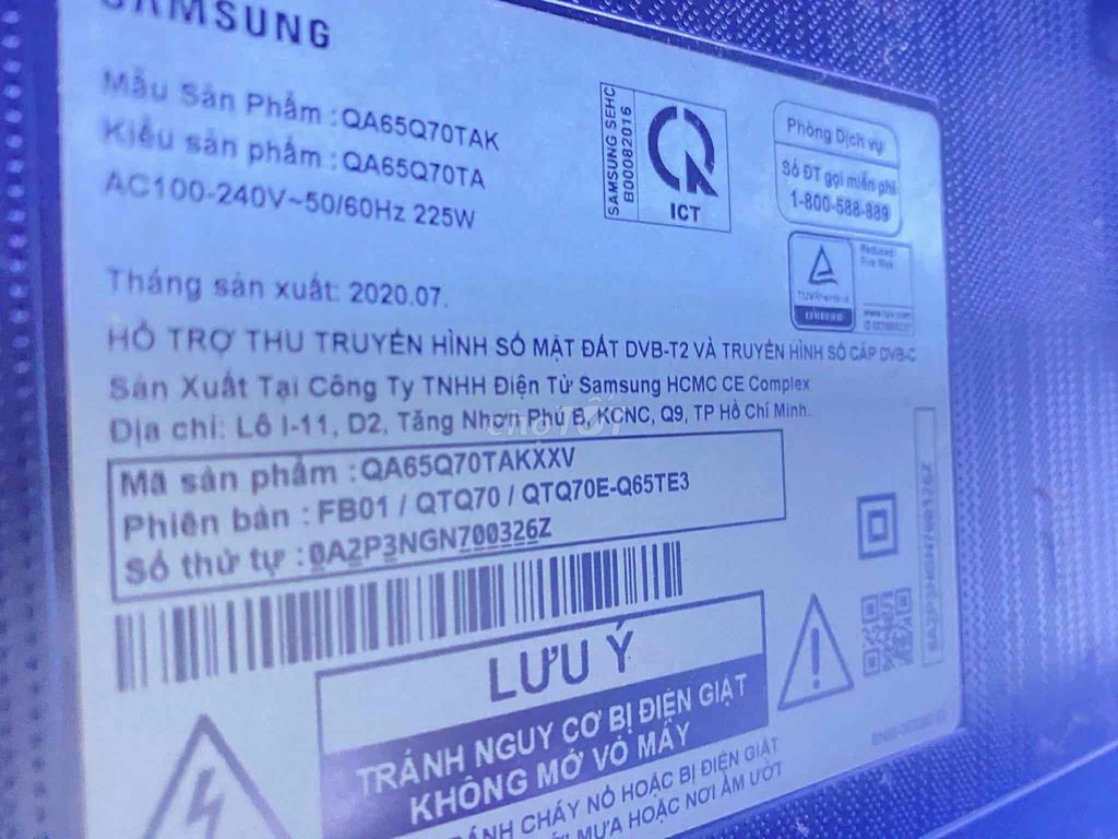 tv Samsung Qled 4k có giọng nói hư màn. Mua bán Tivi, Âm thanh tại Huyện Hòa Thành Tây Ninh được đăng bởi Canh Le hình 1