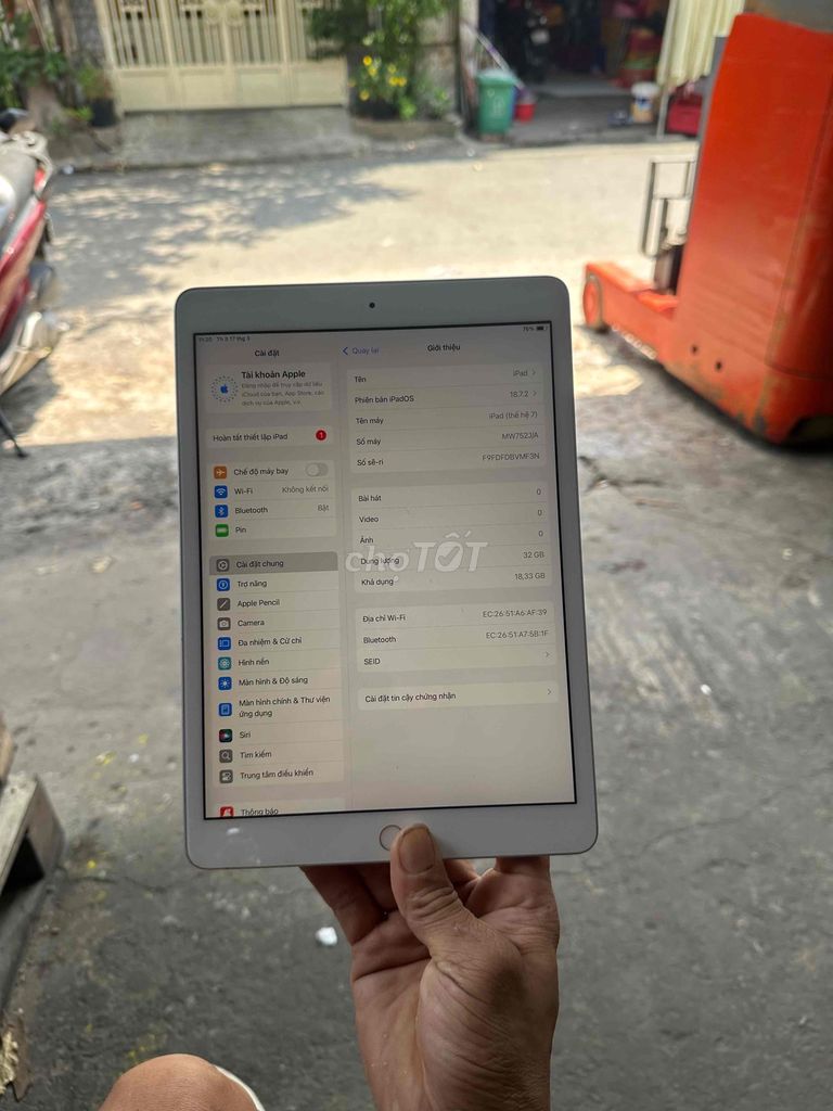 Apple iPad gen 7. Mua bán Máy tính bảng tại Quận Bình Tân Tp Hồ Chí Minh được đăng bởi Hau chua hình 1