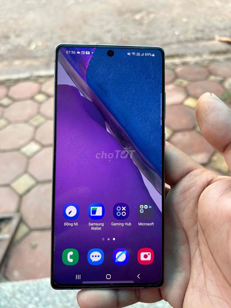 Samsung Note 20 256GB Đen Đã sử dụng. Mua bán Điện thoại tại Huyện Đông Anh Hà Nội được đăng bởi Khuất Quang Minh hình 1