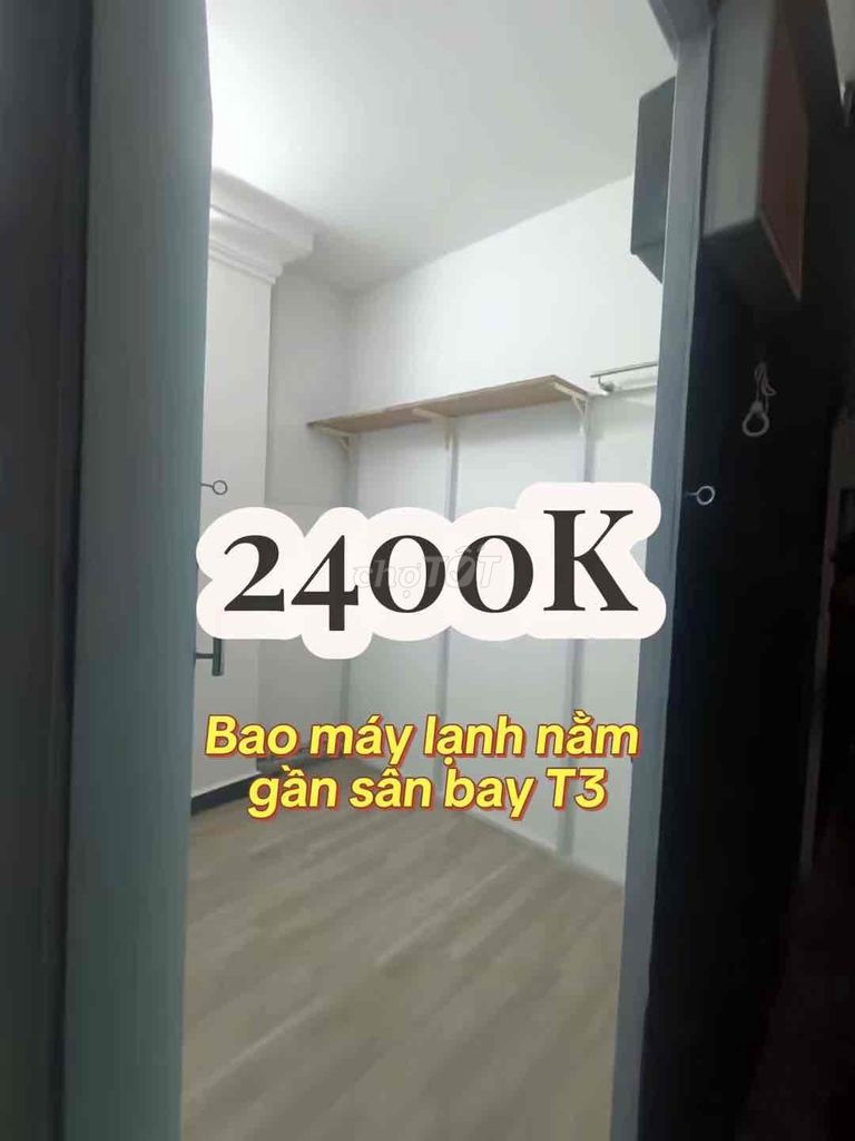 phòng 1 người ở gần sân bay Tân Sơn Nhất 2.400.000 bao máy lạnh