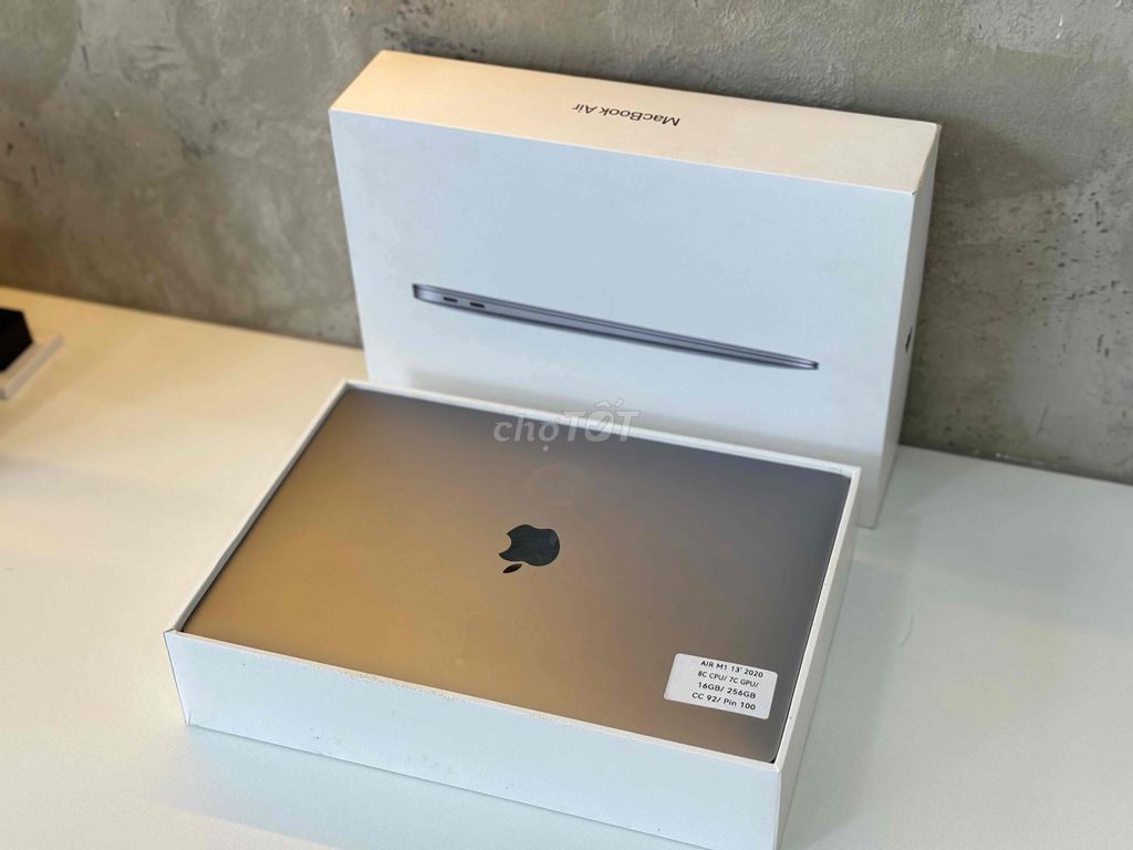Macbook Air M1 13.3 inch 16GB/256GB fullbox qte. Mua bán Laptop tại Quận 10 Tp Hồ Chí Minh được đăng bởi thông hình 1