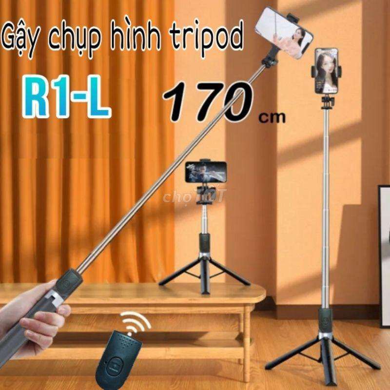 Gậy chụp hình R1-L Đen không đèn kéo dài 170cm. Mua bán Phụ kiện (Màn hình, Chuột...) tại Quận Gò Vấp Tp Hồ Chí Minh được đăng bởi Blue Home Gia Dụng Giá Sỉ Toàn Quốc hình 1