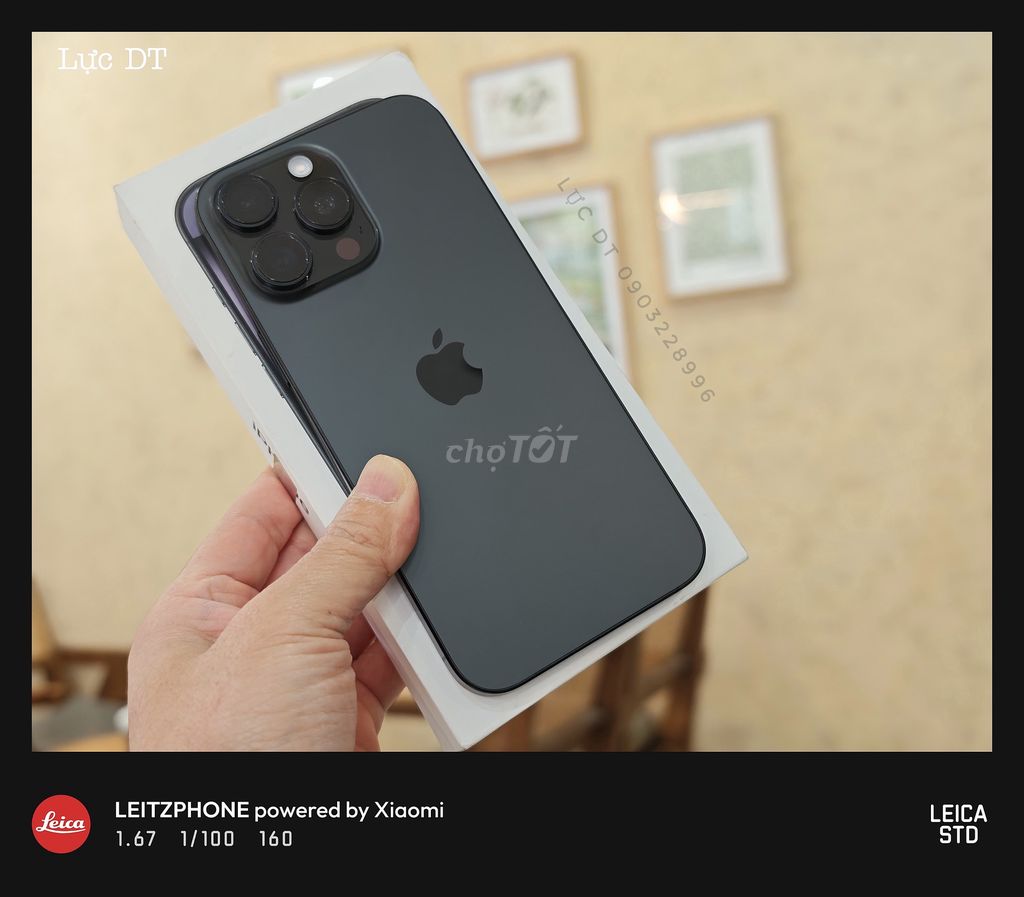 Apple iPhone 16 Promax  Đen hàng FPT có box . Mua bán Điện thoại tại Quận Hoàng Mai Hà Nội được đăng bởi mobilehungthinh hình 1