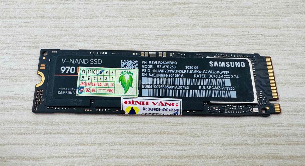 SSD Samsung 970 EVO Plus 250GB Sài ít Sk 100%. Mua bán Linh kiện (RAM, Card...) tại Quận 12 Tp Hồ Chí Minh được đăng bởi Anh Tuan hình 1