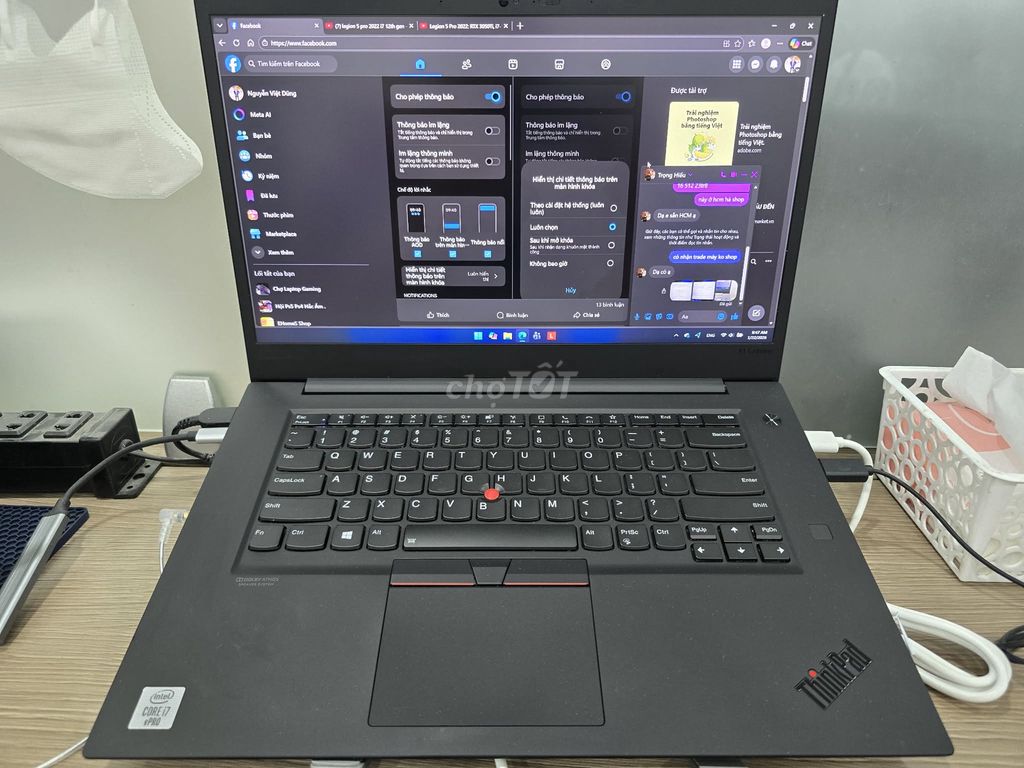 Lenovo X1 Extreme Gen 3 i7-10850H 32GB/256GB. Mua bán Laptop tại Quận 5 Tp Hồ Chí Minh được đăng bởi Việt Dũng Nguyễn hình 1
