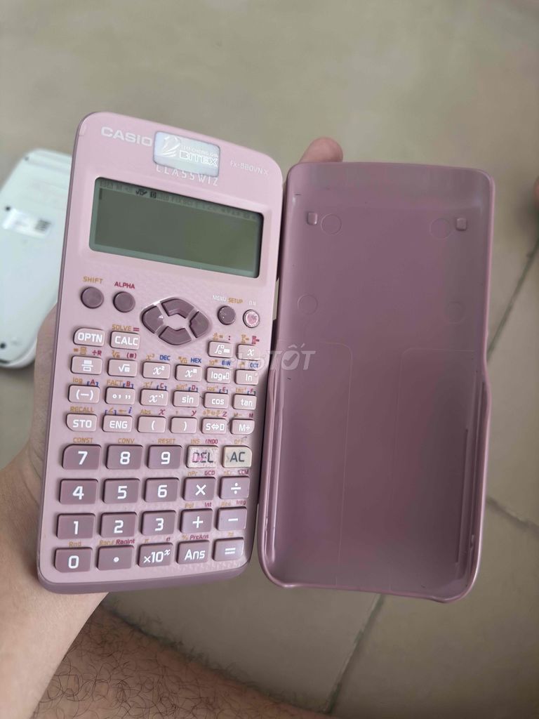 Máy tính khoa học Casio FX-580VNX Hồng. Mua bán Đồ dùng văn phòng tại Quận Tân Bình Tp Hồ Chí Minh được đăng bởi khoi hình 1