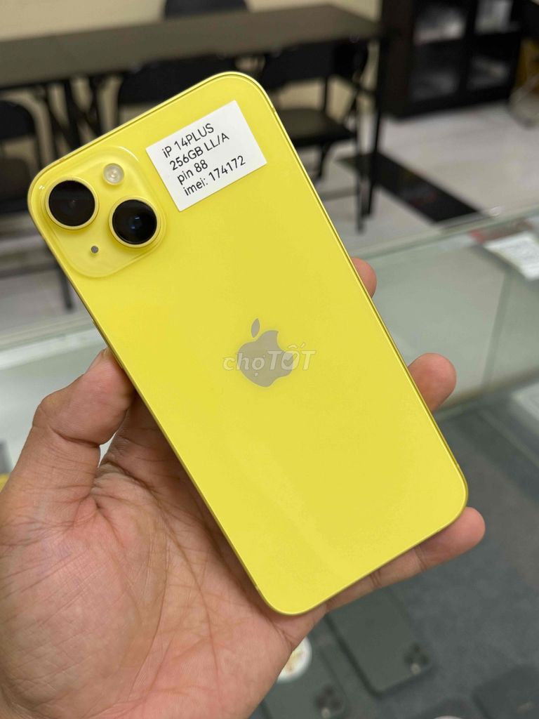 Apple iPhone 14 Plus 256GB Vàng 98% Quốc Tế Mỹ. Mua bán Điện thoại tại Thành phố Biên Hòa Đồng Nai được đăng bởi Quốc Thịnh Mobile hình 1