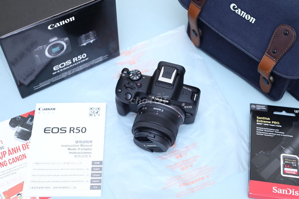 Canon EOS R50 RF-S 18-45mm Chính Hãng BH 06/2027. Mua bán Máy ảnh, Máy quay tại Thành phố Thủ Đức Tp Hồ Chí Minh được đăng bởi Minh Phi Store hình 1
