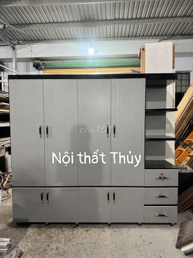 Tủ quần áo Nhựa Đài Loan Xám 2m x 1m8. Mua bán Tủ, kệ gia đình tại Quận Bình Tân Tp Hồ Chí Minh được đăng bởi Phương thủy hình 1