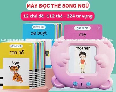 Máy đọc 224 từ vựng Anh -Việt cho bé yêu