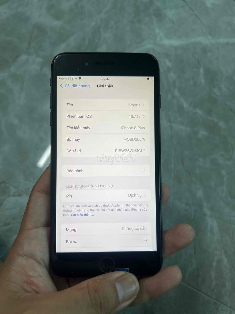 Apple iPhone 8 Plus 64GB Đen Quốc tế Đã sử dụng. Mua bán Điện thoại tại Huyện Kim Sơn Ninh Bình được đăng bởi Keng  hình 1